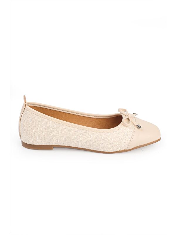 Capone Outfitters Bej Capone Outfitters Hana Trend Kadın Babet