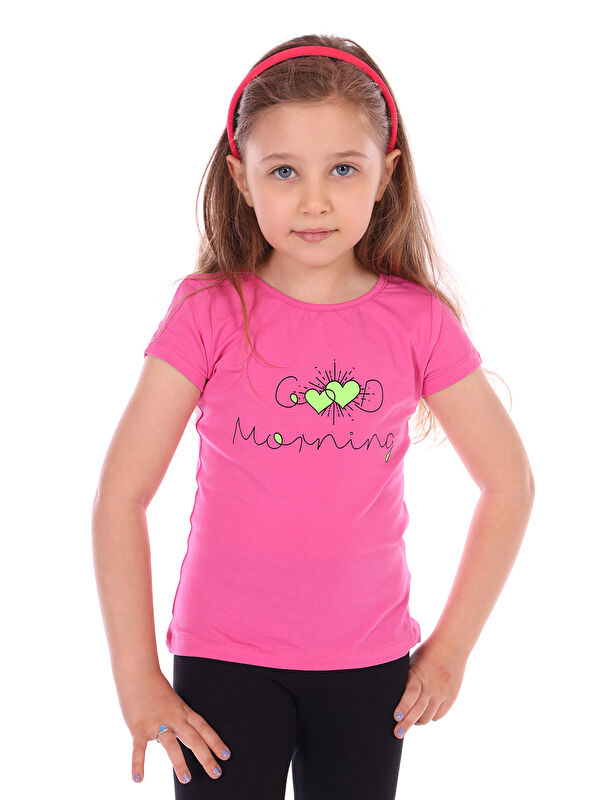 Toontoykids Kız Bebek Good Morning Baskılı Tişört