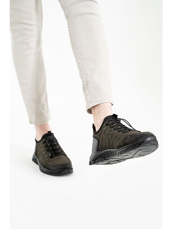 Arturo Hakiki Deri Gri Outdoor Erkek Bot - Görsel 3