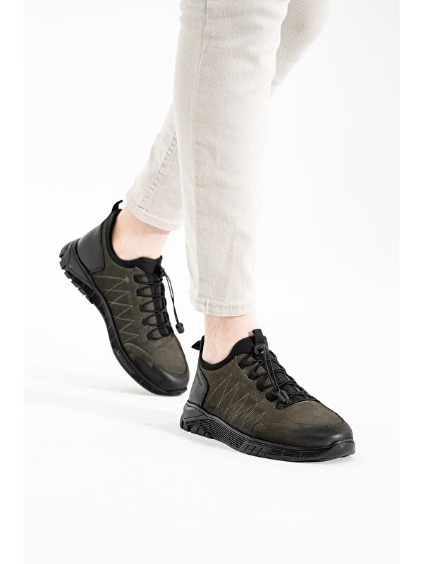 Arturo Hakiki Deri Gri Outdoor Erkek Bot - Görsel 4