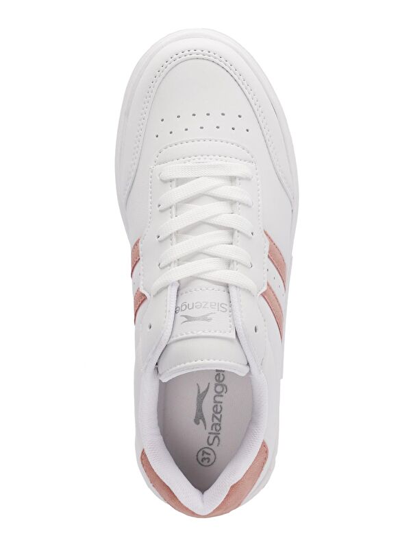 ZIPPER I Kadın Beyaz / Pembe Günlük Spor Ayakkabısı - Görsel 6