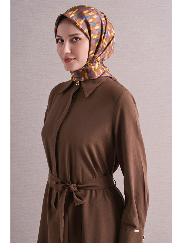 ARMİNE Saf İpek Twill Eşarp 9623D 82