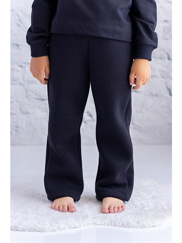 ZEYLAND Unisex Çocuk Basic Eşofman Altı - Siyah