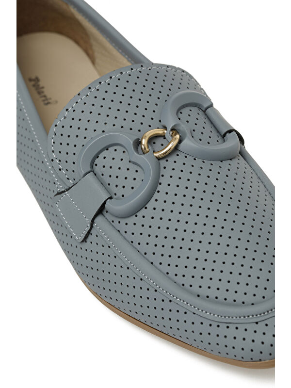 325010T.Z 5FX MAVI- Kadın Loafer - Görsel 8