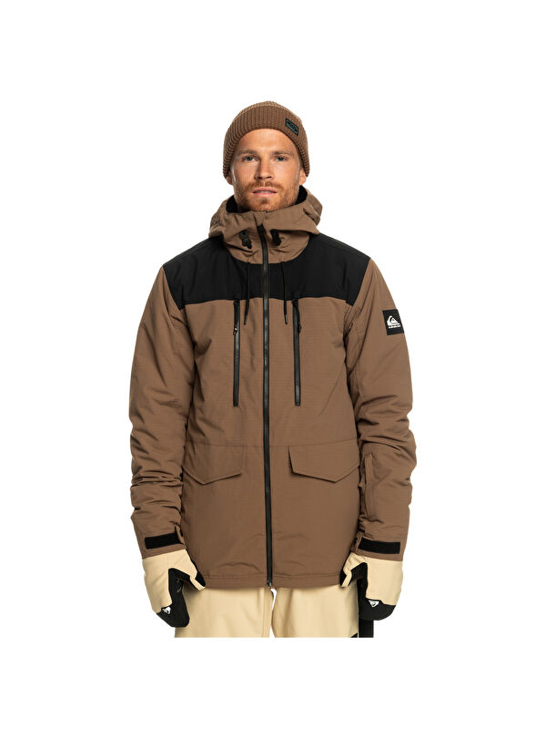 Quiksilver Muldrow  Siyah Snowboard Ceketi Erkek Kayak ve Kar Montu