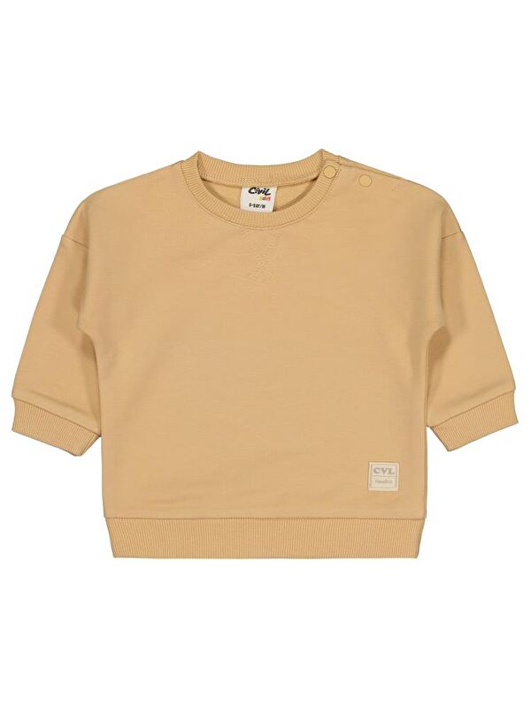 Civil Baby Basic Timeless 6-18 Ay Sweatshirt - Kahverengi 9-12 Ay