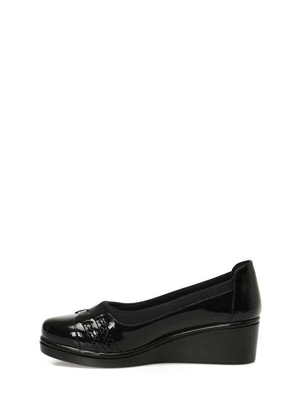 167022.RZ5PR Siyah Kadın Dolgu Ayakkabı - Görsel 4