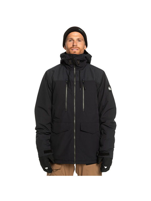Quiksilver Steeze Jk  Bej Snowboard Ceketi Erkek Kayak ve Kar Montu