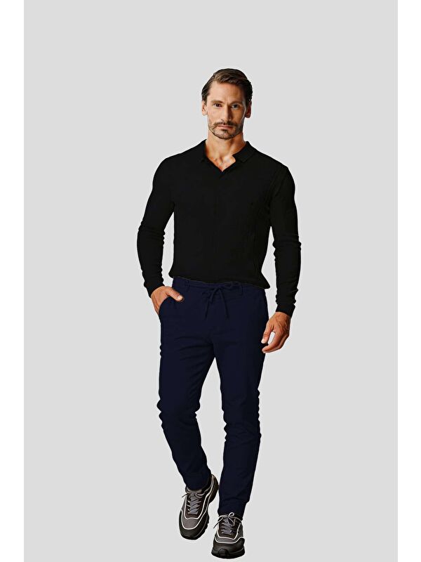 igs Lacivert Premium Jogger Erkek Pantolon – Dynamic Fit
