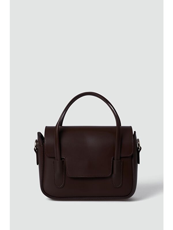 Shulebags Dimple Retro El Ve Çapraz Çanta Kahve