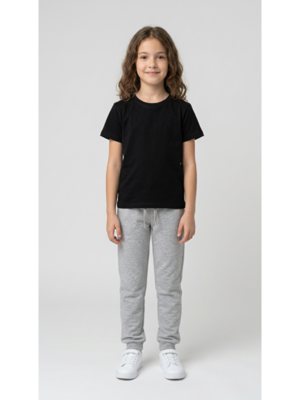 Mışıl Kids Basic Kısa Kol Kız Çocuk T-Shirt