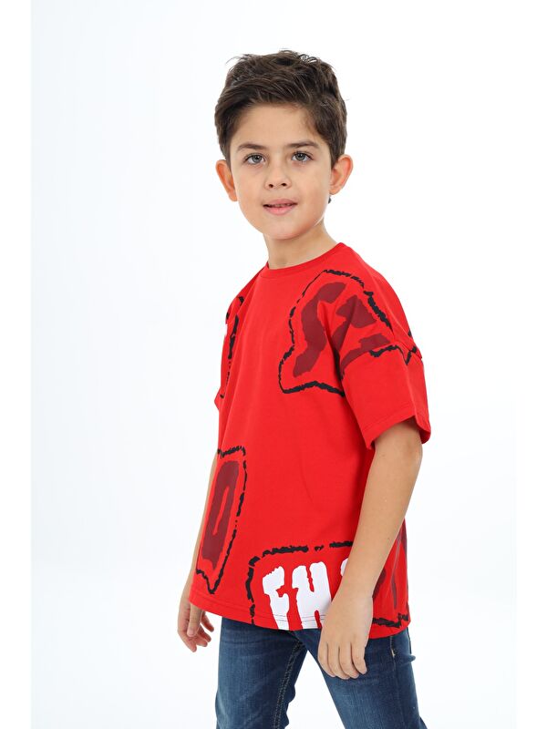 Toontoykids Erkek Çocuk Baskılı Tişört
