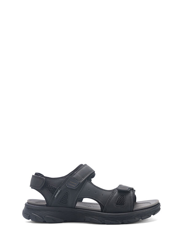 Polaris 408067.M5FX Siyah Erkek Sandalet
