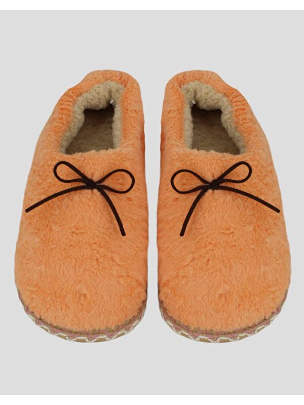 DIFFER - Bağcık Detaylı Kadın Ev İçi Ayakkabı - Görsel 4