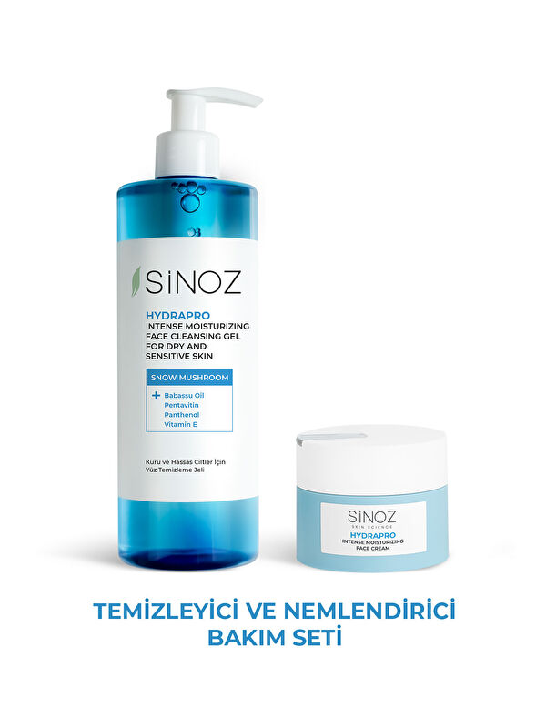 Sinoz Hydrapro Temizleyici ve Nemlendirici 2’li Bakım Seti