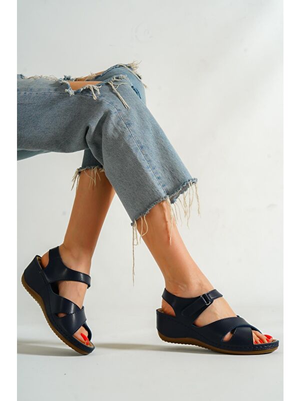 Z6312 Kadın Konfor Anatomic Sandalet - Görsel 6