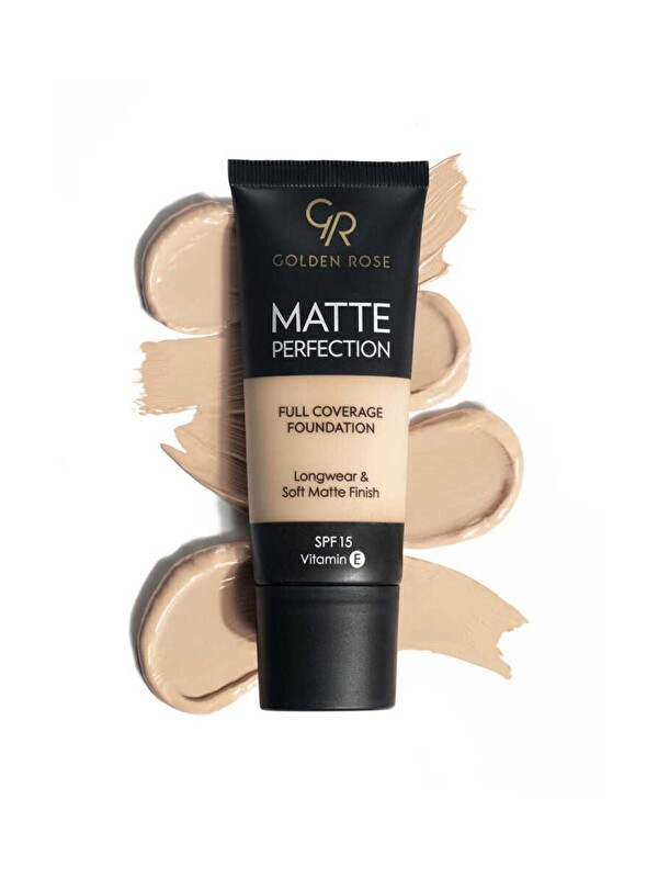 GOLDEN ROSE Matte Perfection Full Coverage Foundation No: Cool 6 - Mat Fondöten