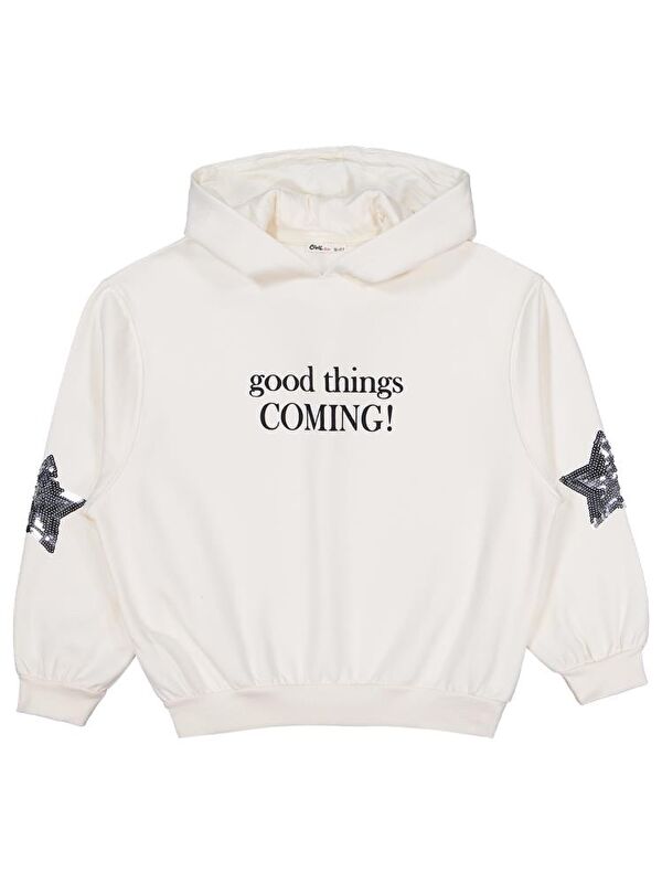 Civil Girls Coming Baskılı 10-13 Yaş Sweatshirt