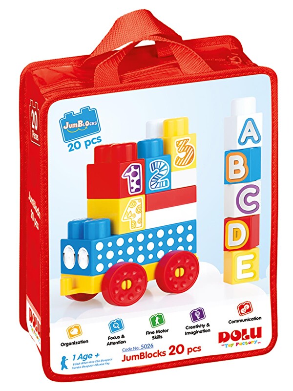 Dolu Oyuncak Cantalı Mega Blok 20 lı - Standart