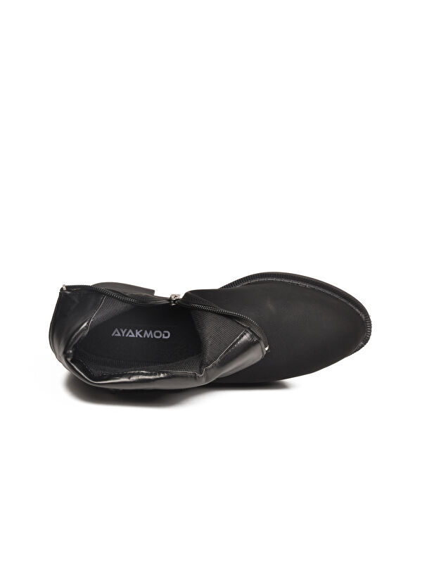 Siyah Zümrüt Fermuarlı Kaymaz Bot 325126 Z - Görsel 5