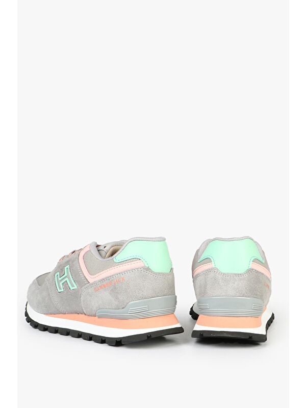 Chile Hakiki Deri Gri Somon Kadın Spor Ayakkabı - Görsel 5