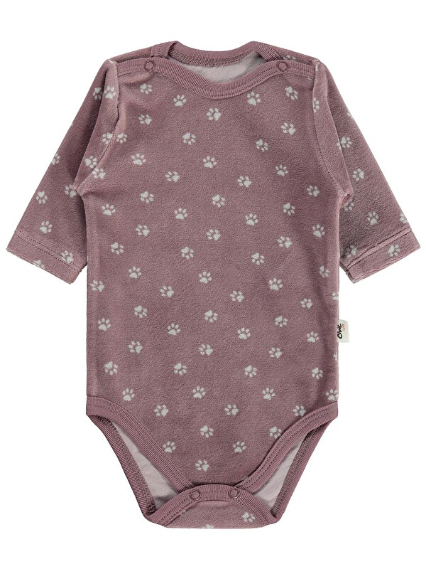 Civil Baby Mini Pati Empirme 1-18 Ay Çıtçıtlı Badi - Kahve