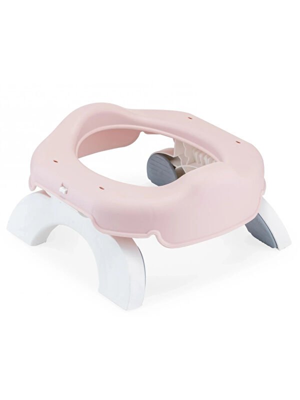 Babyjem Portatif Katlanabilir Lazımlık Soft Pembe New Color