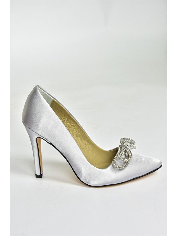 M253972004 Gümüş Kadın Ayakkabı - Görsel 6