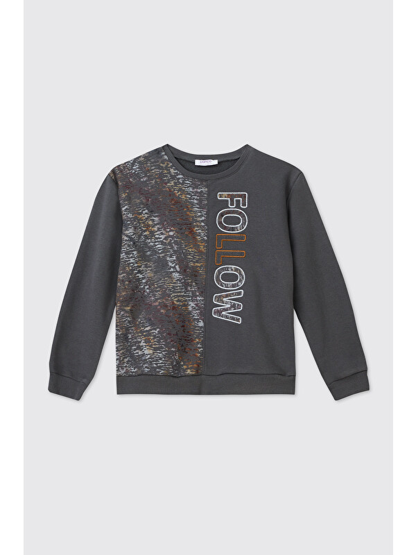 Panço Erkek Çocuk Antrasit Sweatshirt