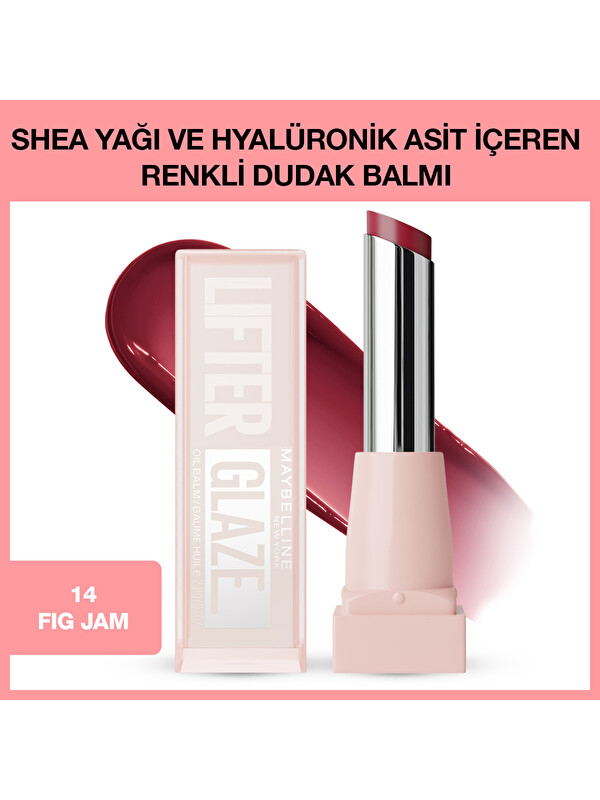 Maybelline New York Lifter Glaze Shea Yağı ve Hyalüronik Asit İçeren Nemlendirici Renkli Dudak Balmı
