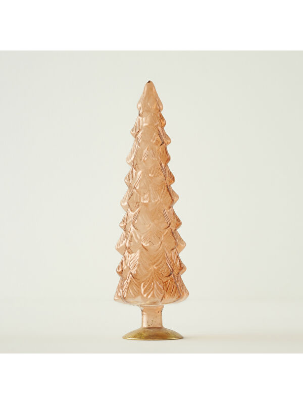 Bella Maison Pine Tree Yılbaşı Dekoratif Obje Kahverengi (10x10x35 cm)