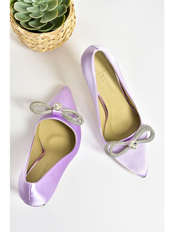 M253972004 Lila Kadın Ayakkabı - Görsel 5