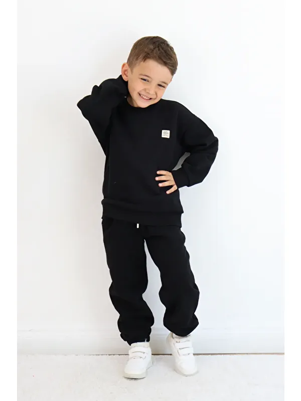 Miababy Bisiklet Yaka Eşofman Takımı