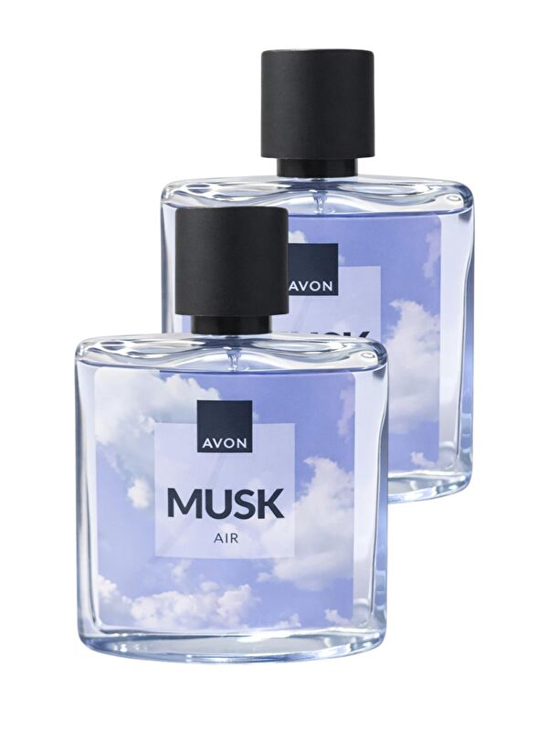 AVON Musk Air Erkek Parfüm Edt 75 Ml. İkili Set