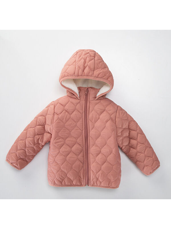 Myhanne Kapüşonlu Kız Mont 50141