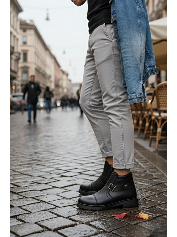 RODRİGUEZ Fermuarlı Kürklü Soğuk Geçirmez Erkek Bot - Görsel 9