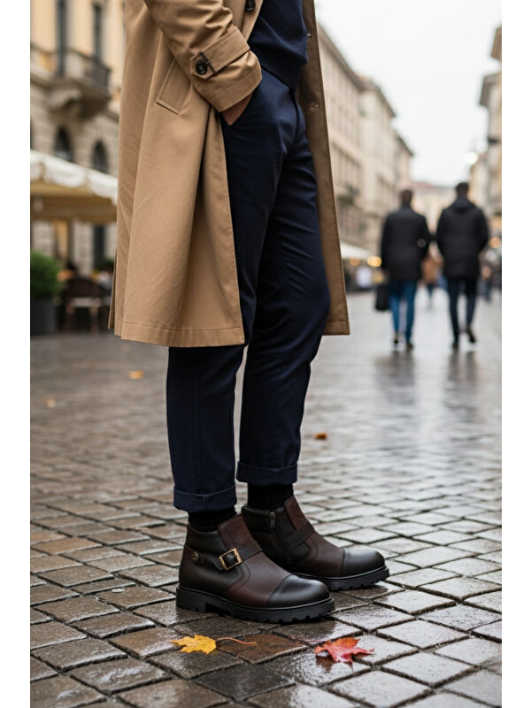 RODRİGUEZ Fermuarlı Kürklü Soğuk Geçirmez Erkek Bot - Görsel 3