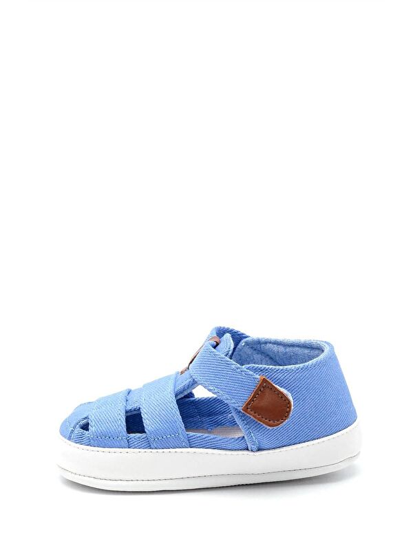 Mavi Bebek Cırt Cırtlı Sandalet Patik - Görsel 5