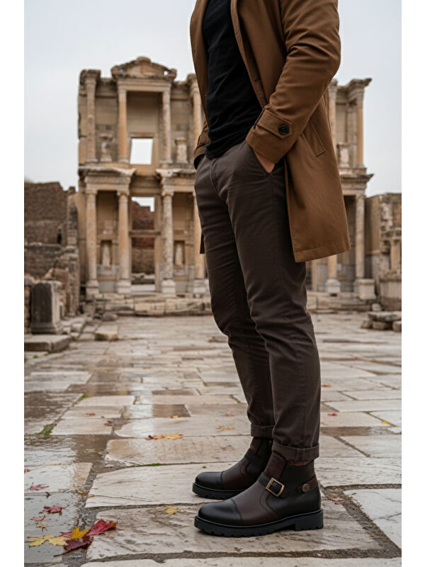 RODRİGUEZ Fermuarlı Kürklü Soğuk Geçirmez Erkek Bot - Görsel 5