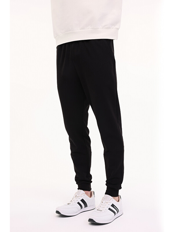 Kinetix MB JG 22SN226 5FX Siyah Erkek Jogger Eşofman Altı