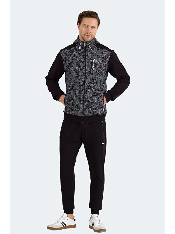 SLAZENGER FALOR Erkek Siyah Eşofman Takımı