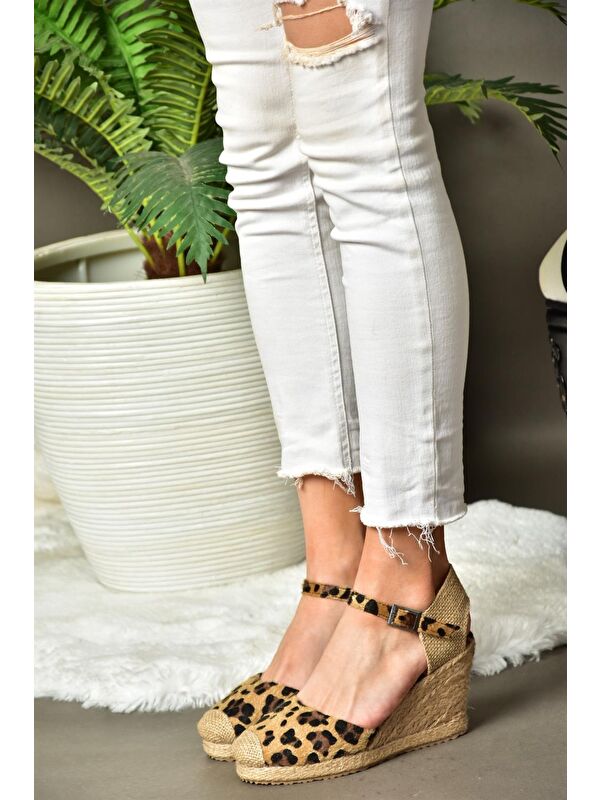 P241612017 Taba Dolgu Taban Kadın Ayakkabı - Görsel 3