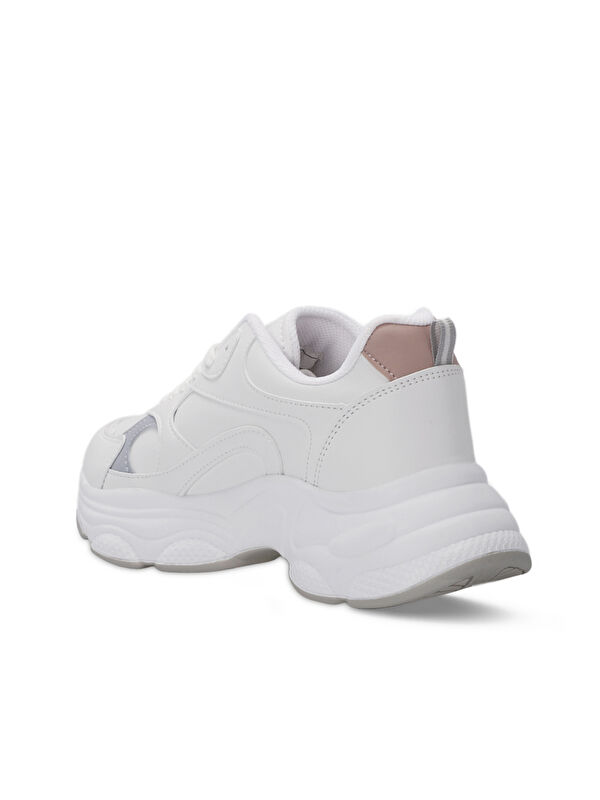 ZUSA Kadın Beyaz / Pembe Koşu & Yürüyüş Spor Ayakkabısı - Görsel 4