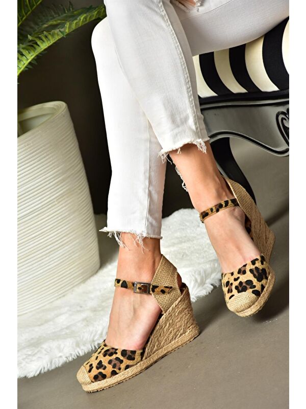 P241612017 Taba Dolgu Taban Kadın Ayakkabı - Görsel 5