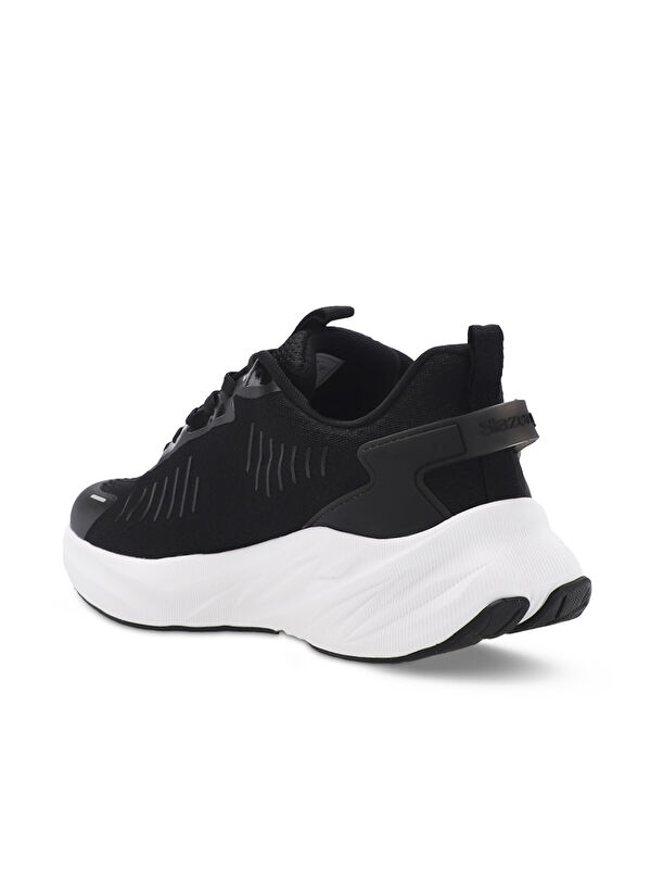 WOLLY Erkek Sneaker Ayakkabı Siyah / Beyaz - Görsel 4