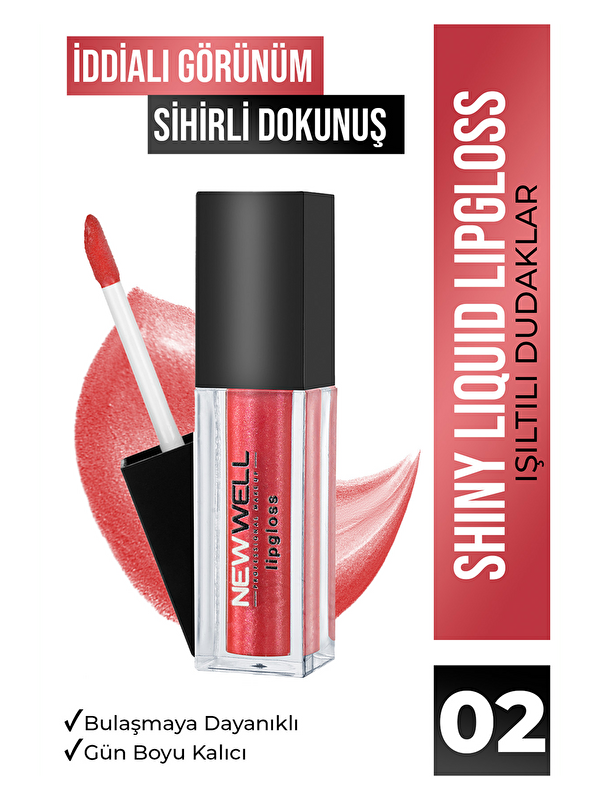 New Well Shiny Liquid Lipgloss - 02