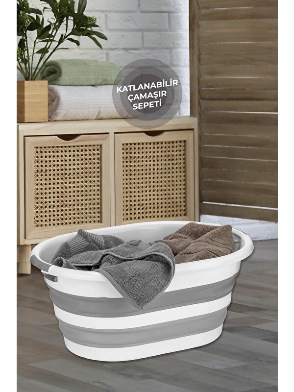 Meleni Home Katlanır Çamaşır Sepeti