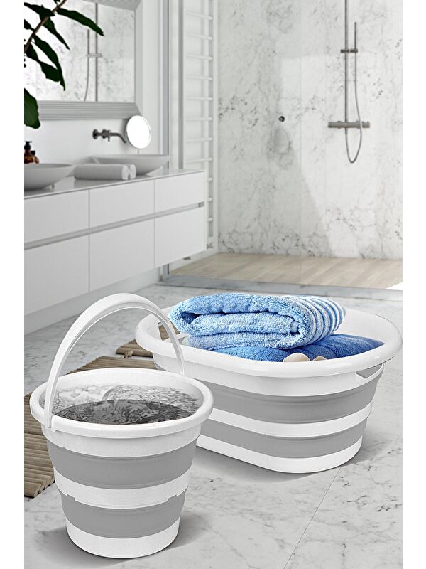 Meleni Home 2'li Çamaşır Sepeti