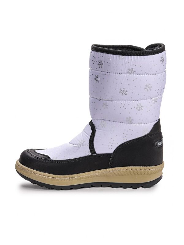 Lp 708090 Kar Desenli Cırtlı Kız Çocuk Kar Bot Ayakkabı - Görsel 6