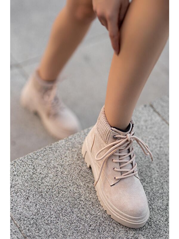 D238 Su Ve Soğuk Geçirmez Kadın Bot - Görsel 3